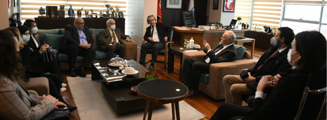 ÇASİAD ve İstanbul Ticaret Üniversitesi Heyetinden Başkan Gökhan'a Ziyaret
