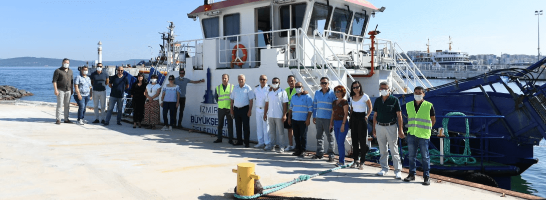 Mavi Körfez 3 Deniz Süpürge Gemisi Çanakkale'de
