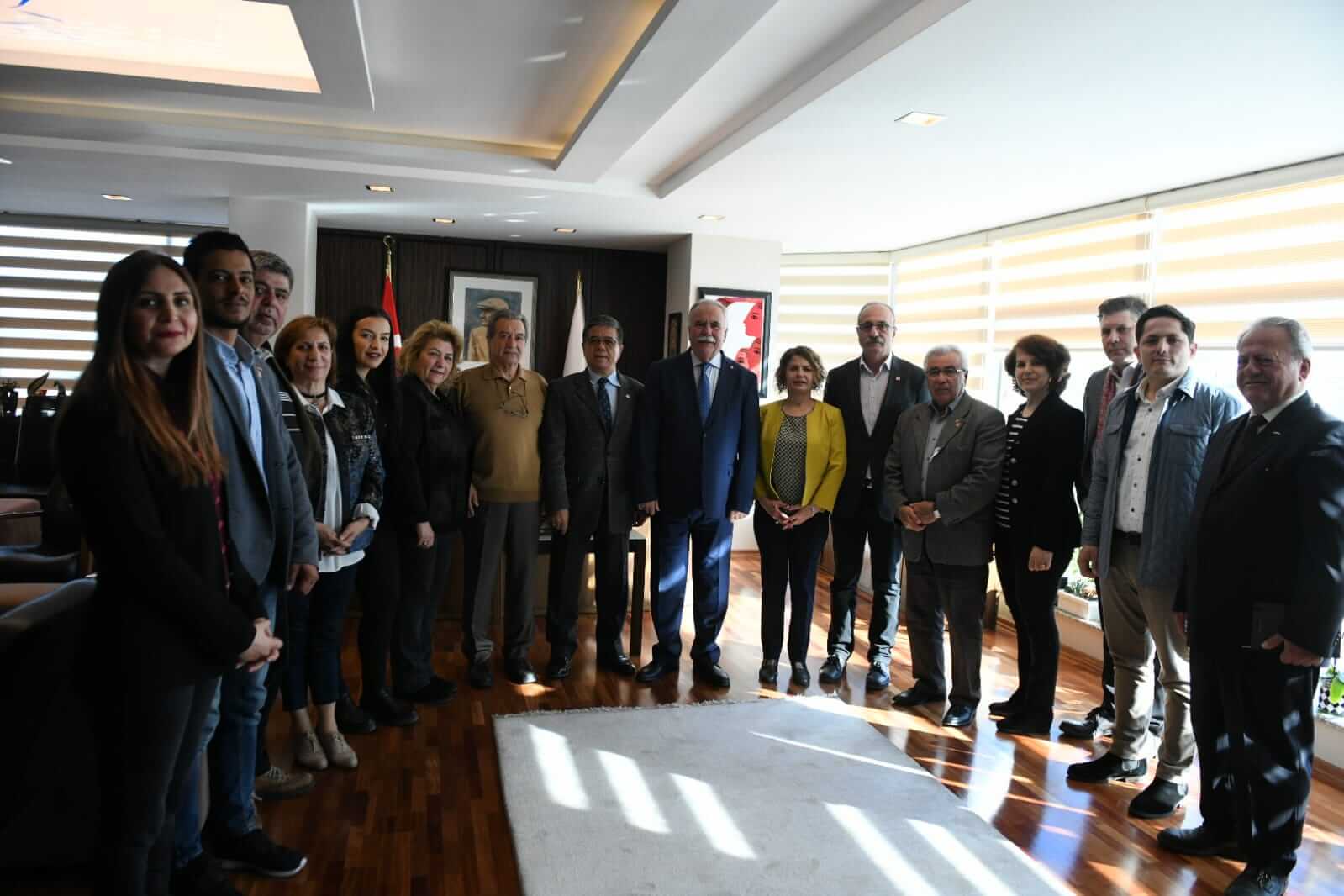 CHP İl Yönetiminden Başkan Gökhan'a Ziyaret