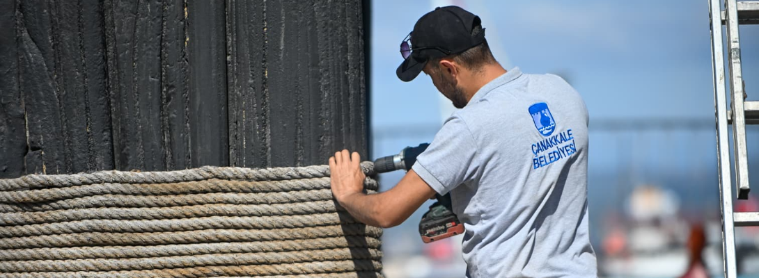 Truva Atı'nda Bakım ve Onarım Çalışmaları Yürütülüyor