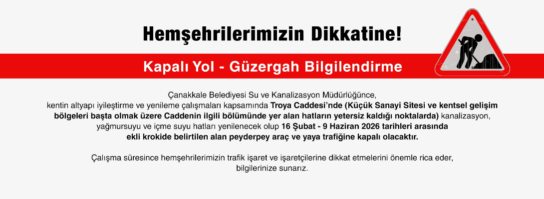 Kapalı Yol Bilgilendirme