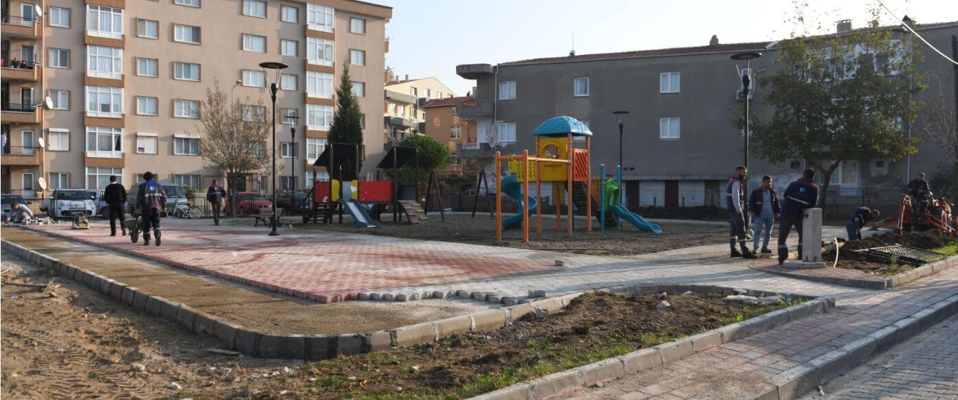 Orköy Parkı'nda Yenileme Çalışmaları Başladı
