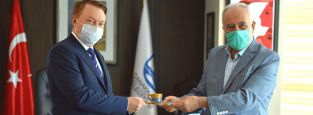 Avustralya Büyükelçisi Innes-Brown'dan Başkan Gökhan'a Ziyaret