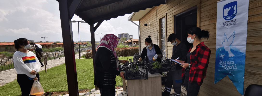 Yerel Tohumlardan Üretilen Fidelere Kentlilerden Büyük İlgi...