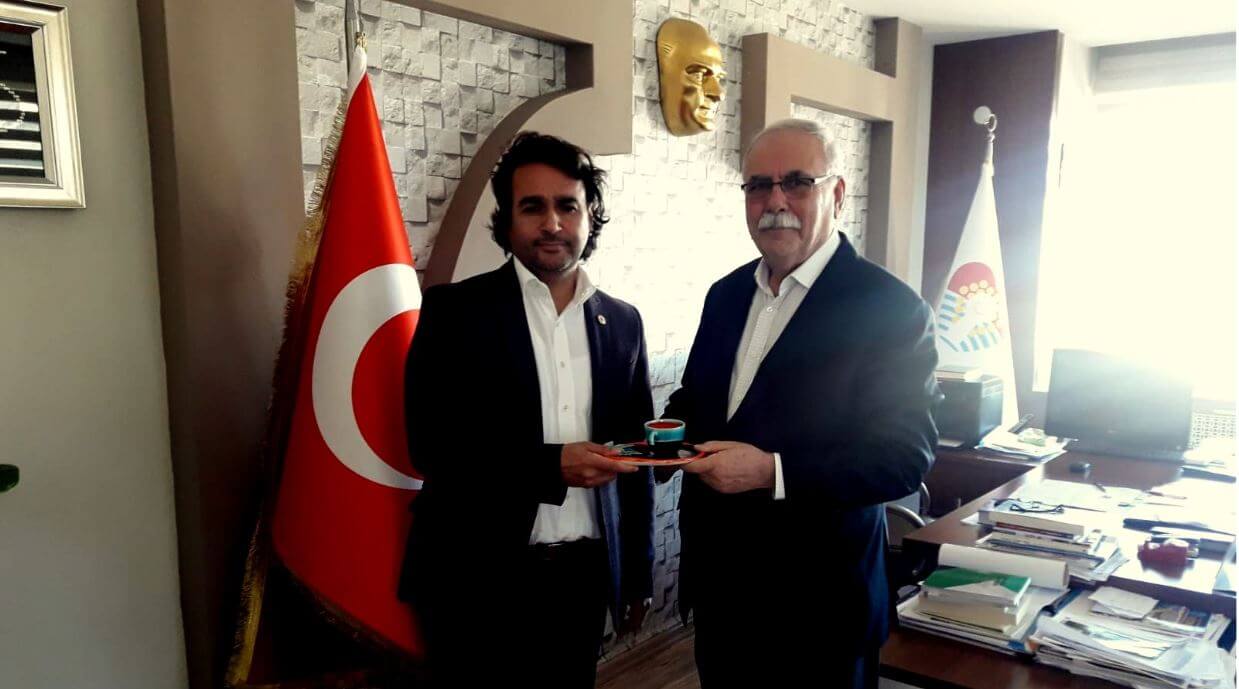 Başkan Gökhan'dan Umurbey Belediye Başkanı Doğan'a Ziyaret