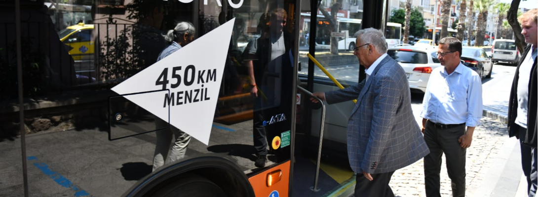 Başkan Gökhan Elektrikli Otobüs Test Sürüşüne Katıldı