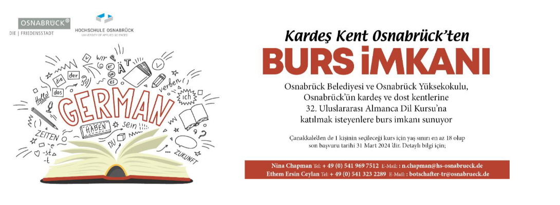 Kardeş Kent Osnabrück Yaz Dil Kursu Başvuruları Başladı