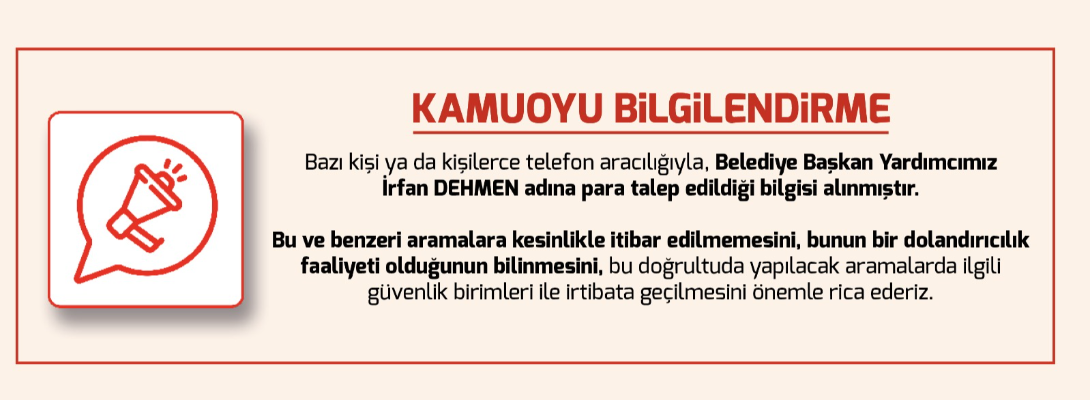 Kamuoyu Bilgilendirme