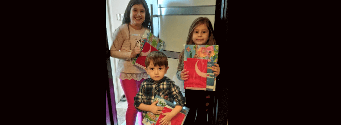 Boyama Kitapları ve Türk Bayrakları Çocuklarımızla Buluşuyor