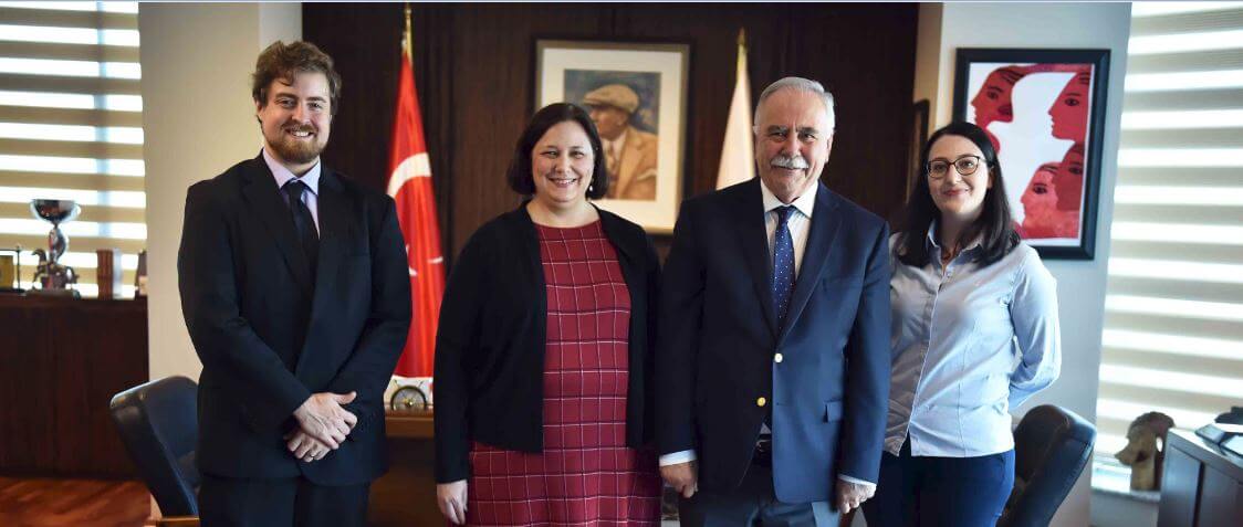 Başkan Gökhan, ABD İstanbul Başkonsolosu Daria Darnell'i Ağırladı
