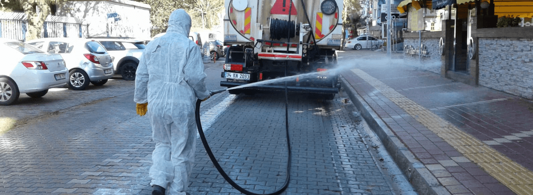 Dezenfeksiyon Çalışmaları Kent Genelinde Sürüyor