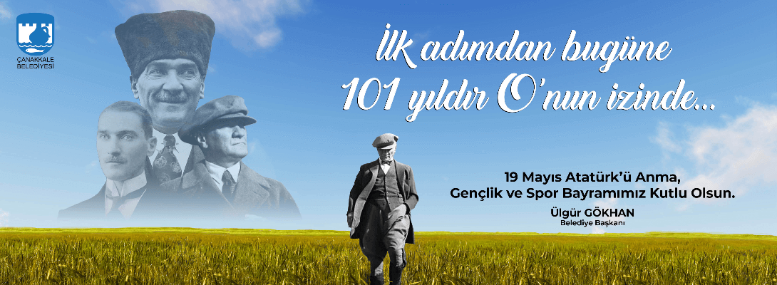 Belediye Başkanı Sayın Ülgür Gökhan'ın 19 Mayıs Atatürk'ü Anma, Gençlik ve Spor Bayramı Mesajı