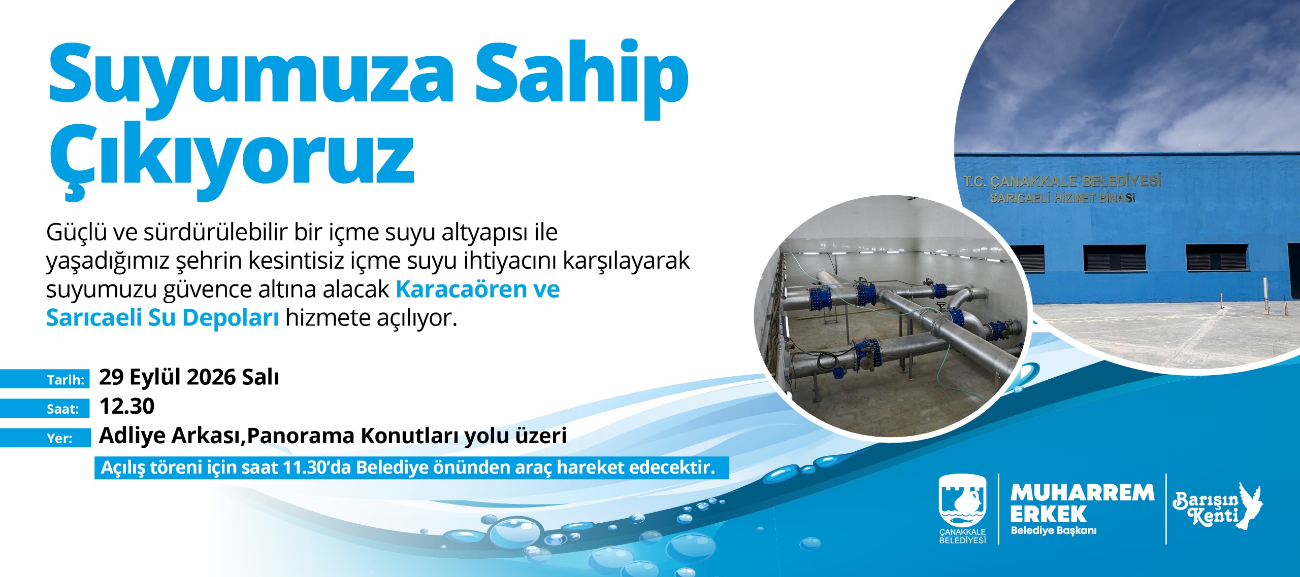 su depoları açılış