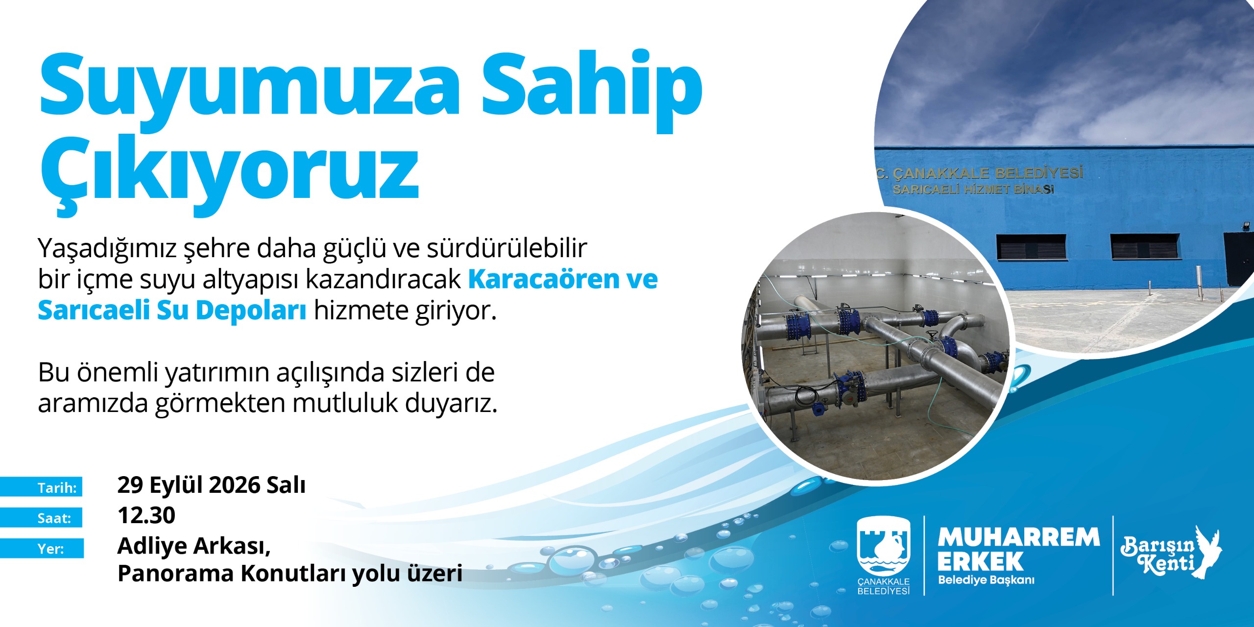 su depoları açılış